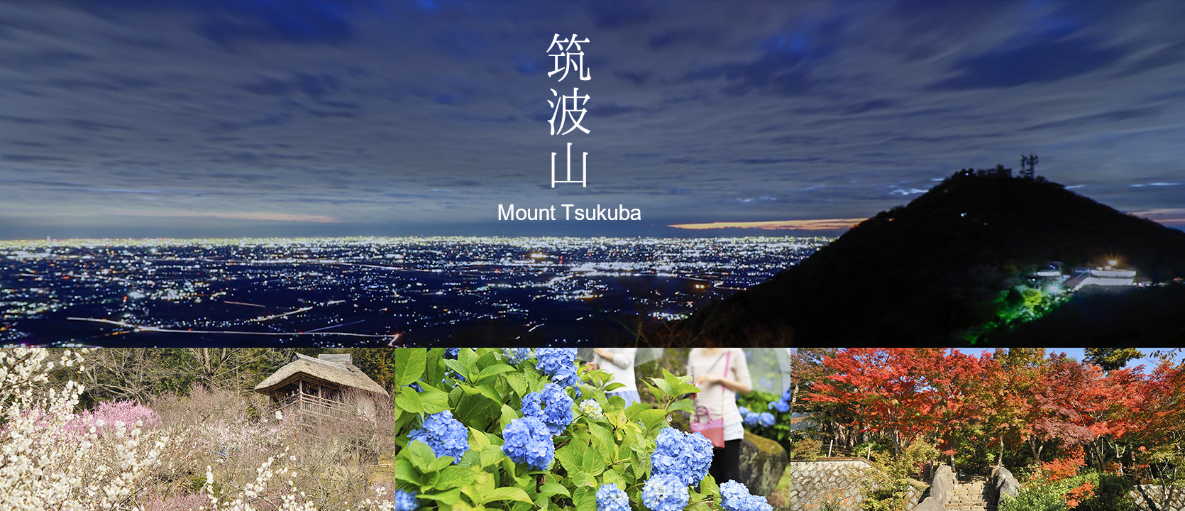 筑波山 Mount Tsukuba
